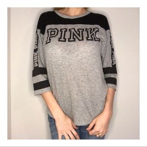 Victoria Secret PINK 3/4 sleeve shirt